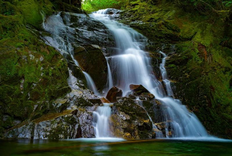 Waterfall in Ketchikan Alaska