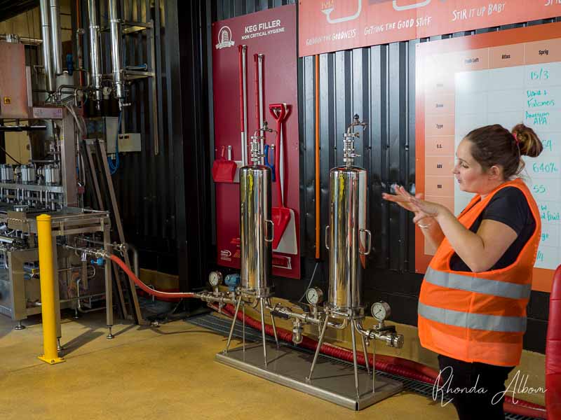 Filtraion to remove fermentation by-product