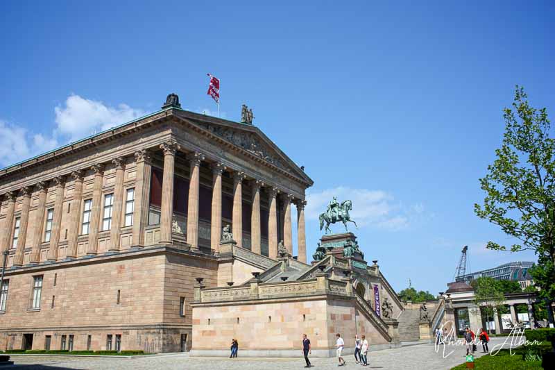 Alte Nationalgalerie in Berlin on Museum Island