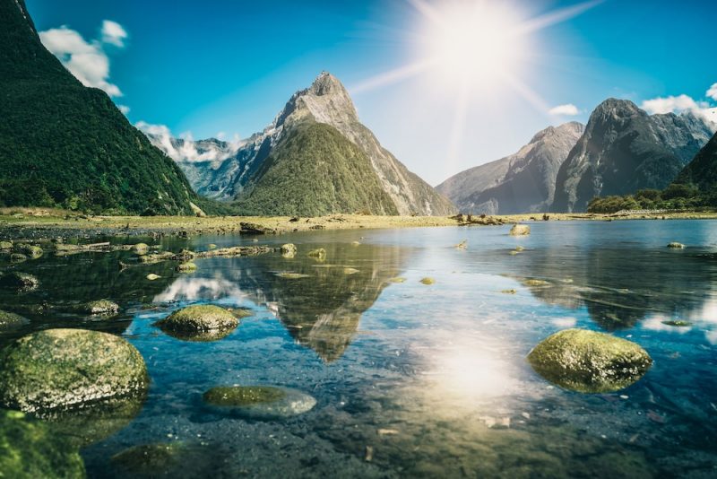 Milford Sound is a highlight of travelling in New Zealand by motorhome.