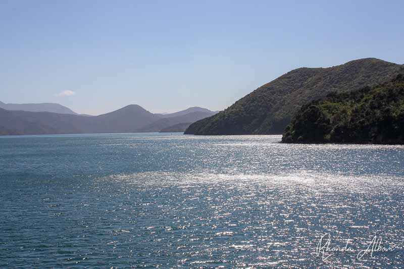 View of the sounds from the Cook Straight Ferry