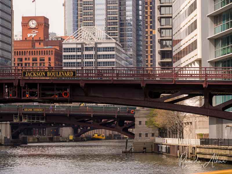 Two of the more than 50 movable bridges in Chicago
