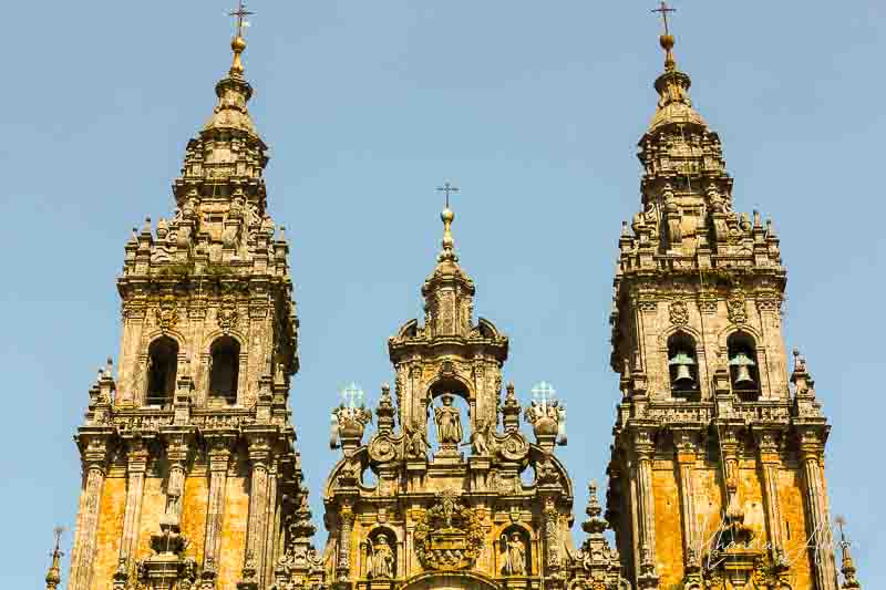 Visiting Santiago de Compostela - Epic St James Day Festival 5 Towers of the Cathedral of Santiago de Compostela, Spain