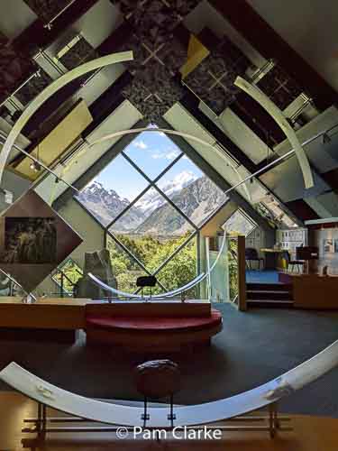 Things to Do in Mt Cook and Lake Pukaki in a Week 13 Inside Mt Cook visitors centre