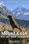 Are you ready to explore New Zealand's tallest peak? A local kiwi traveller shares stories and photos as she outlines the many beautiful, exciting and relaxing things to do in Mt Cook, including spotting kea in the wild.