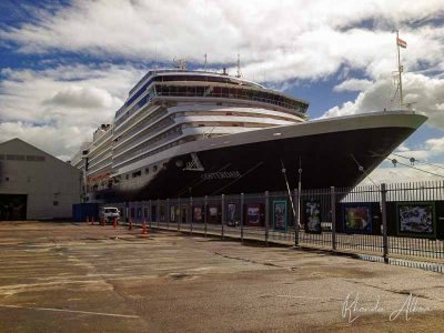 Holland America Oosterdam at port in Auckland