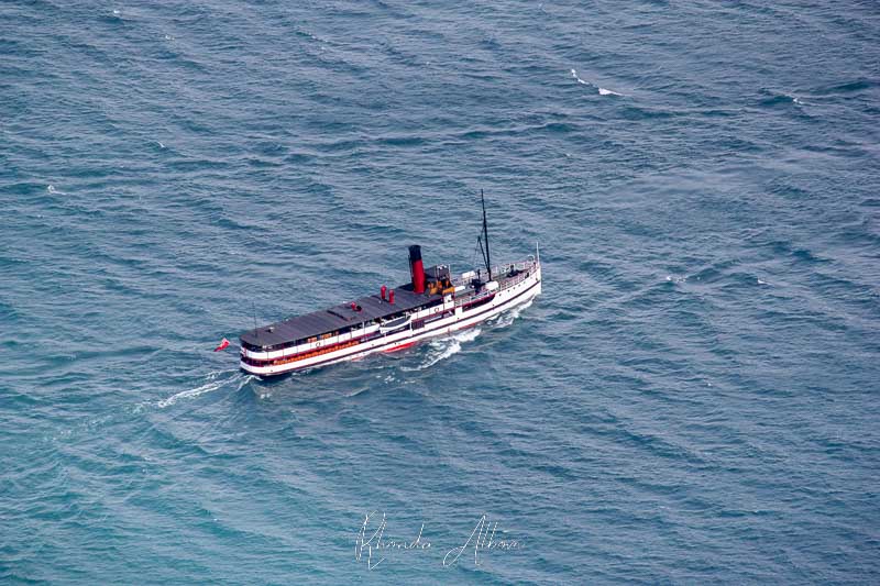 Queenstown in Summer: Guide to the Best Activities and Adventures 7 TSS Earnslaw seen from the Gondola platform in Queenstown in summer