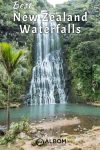 Karekare waterfall in the Waitakere ranges of Auckland New Zealand