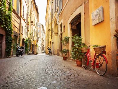 Explore the streets of Trastevere Rome as you travel the world for free