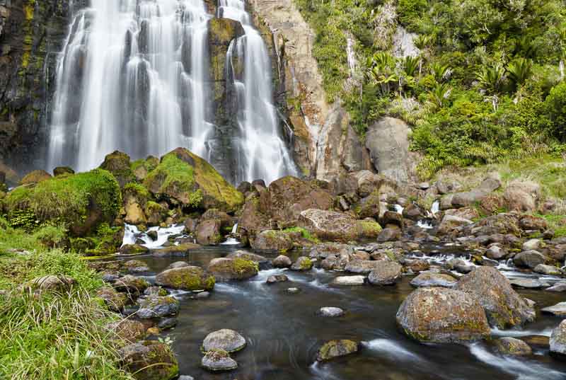 18 Amazing Waterfalls in New Zealand: Embrace Nature's Beauty 11 Marokopa Falls near Waitomo, one of the stunning waterfalls in New Zealand North Island