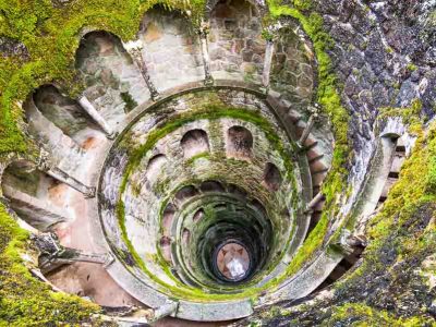 See the Initiation Well at Quinta da Regaleira in SIntra on a day trip from Lisbon, Portugal