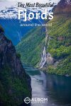 A view of the Seven Sisters waterfall at Geiranger fjord in Norway , one of the world's most beautiful fjords