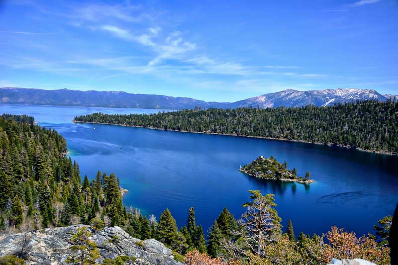 Visiting Emerald Bay on a Lake Tahoe road trip