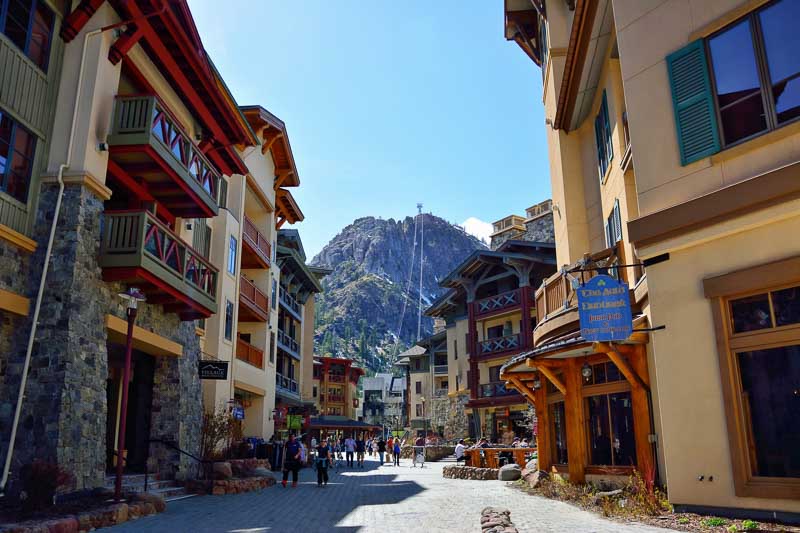 Squaw Valley Ski Resort in the summer