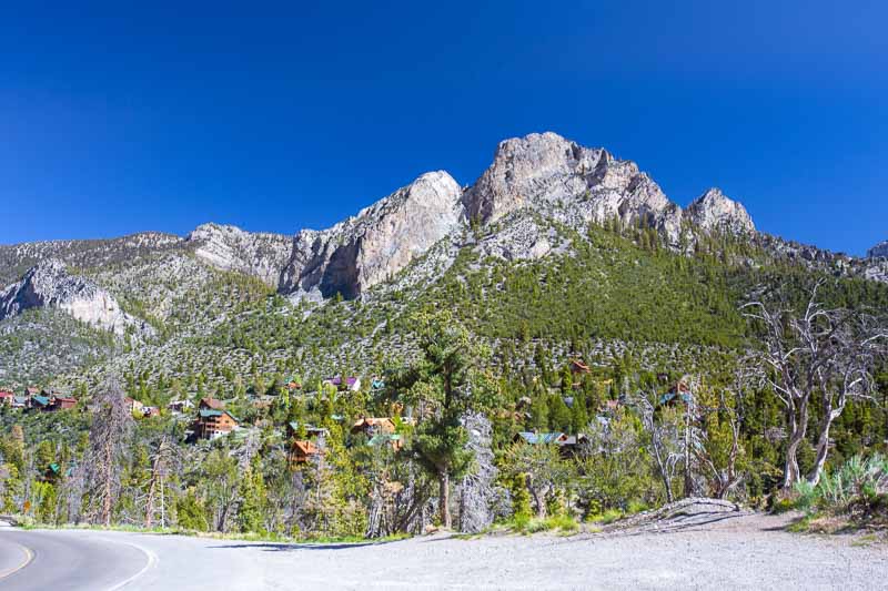 Mount Charleston with a dusting of snow