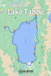 Plan your ultimate Lake Tahoe road trip. Discover scenic stops, hiking trails, beaches, and breathtaking views around this stunning alpine lake on the border of California and Nevada in the USA