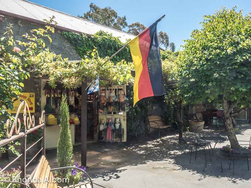 A typical building in the German influenced city of Hahndorf