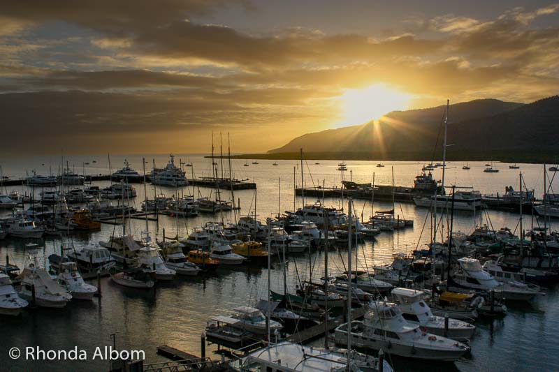 Australian Coastal Cities Guide: 17 Beautiful Seaside Gems 10 Sunrise in Cairns, Australia looking over the marina