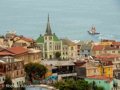 A colourful and bright view from the top of Cerro Alegre is one of the many things to do in Valparaiso