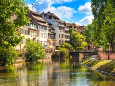 Strasbourg, water canal in Petite France area is one of many amazing views of France.