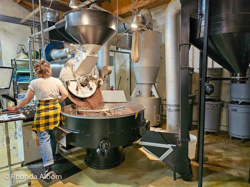 Ozone Coffee roaster in New Plymouth