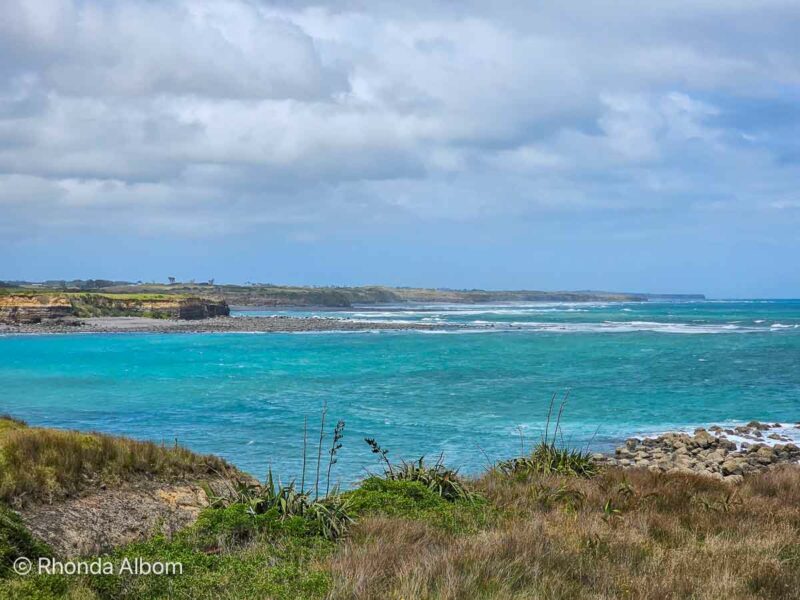 Opunake lookout with ocean views