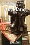Photo of a waka at the Auckland War Memorial museum, a great indoor activity in Auckland for a rainy day