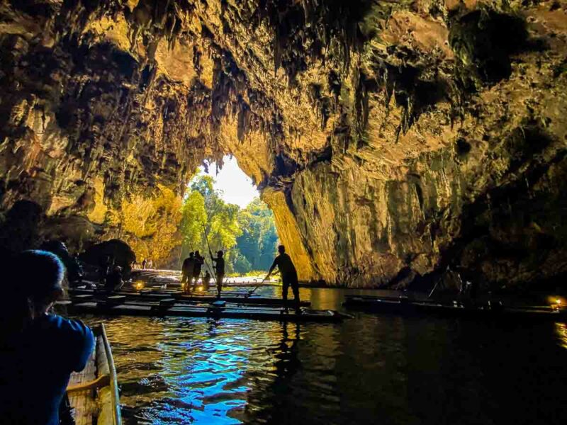 Tham Lod Cave near Pai, in Mae Hong Son, Thailand