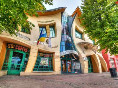The Crooked house in Sopot Poland is one of the strange buildings of the world.