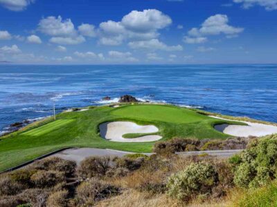 Pebble Beach in Monterey, California, USA is one world's beautiful coastal golf courses.