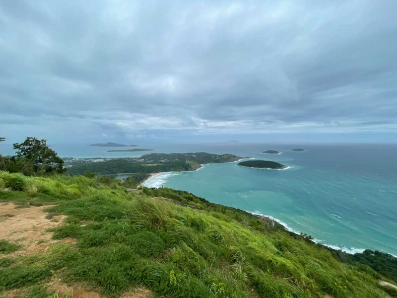 View from Blackrock Hill in Phuket Thailand
