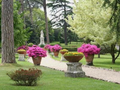 The Vatican gardens is one of many impressive gardens in Italy