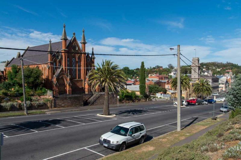 Main street in Castlemaine, one of the best day trips from Melbourne