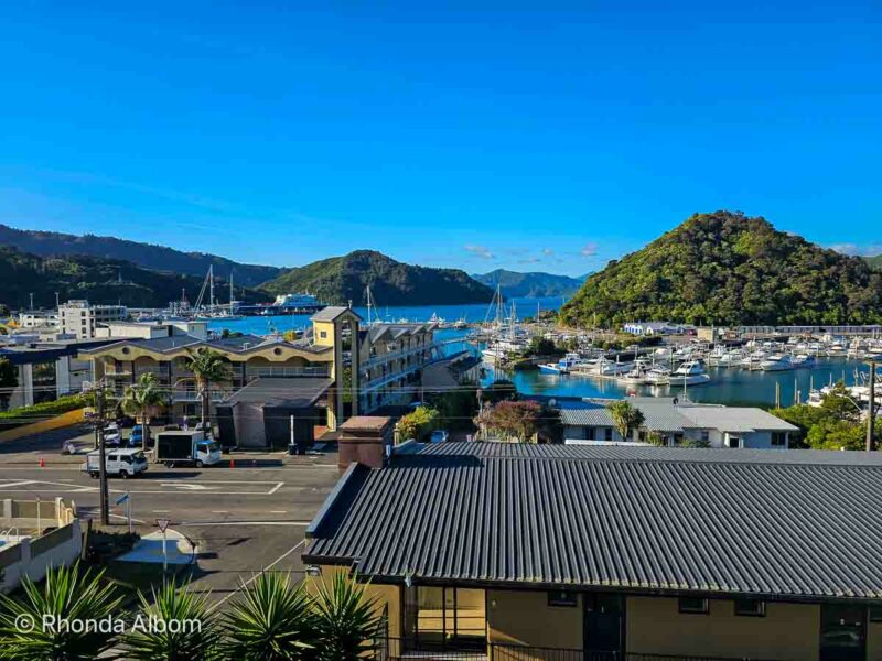Seaview from our room in Harbour View Motel