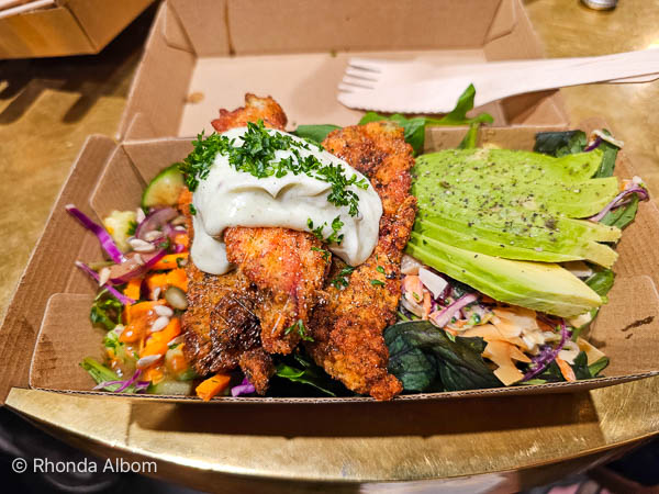 Chicken Salad from Herba Gourmet a fully gluten-free NZ eatery in Christchurch