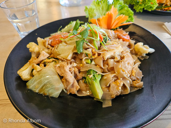 My dinner at Chokdee Thai Restaurant in Nelson