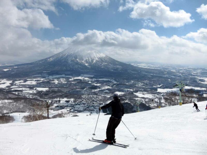 Skiing in Japan