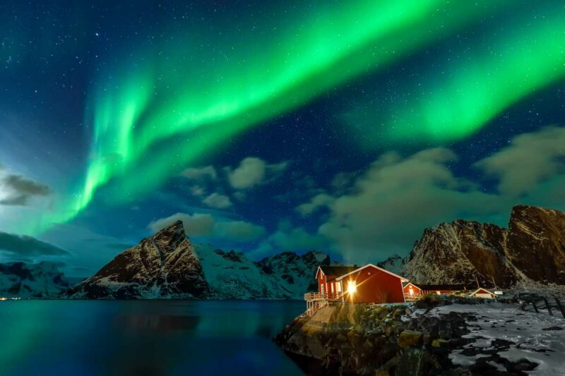 aurora borealis in Norway