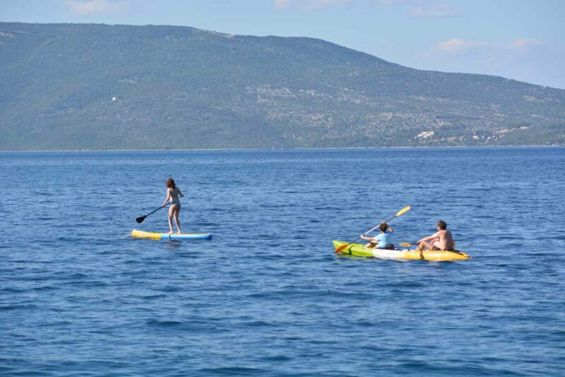 Paddleboarding in Croatia