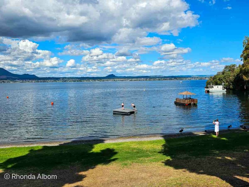 A cloudy day in New Zealand, but we still need sunscreen