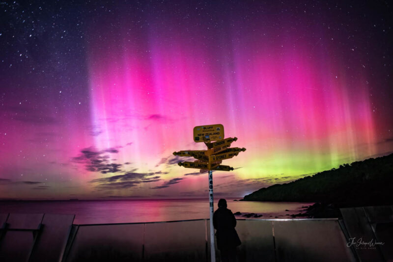 Aurora at Stirling Point by Rita Baker @intrepidweaver
