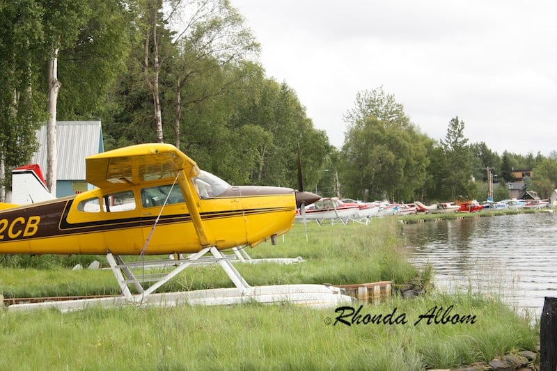 Lake Hood Seaplane Airport in Anchorage Alaska Seaplane Base on Lake Hood in Anchorage Alaska is the world's busiest seaplane airport