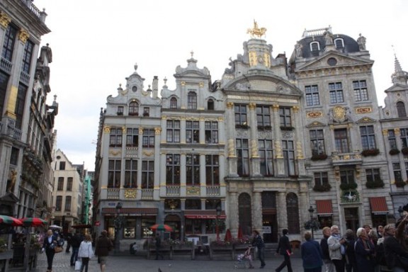 Belgium-Brussels- - grote market Grote market in Belgium, Brussels