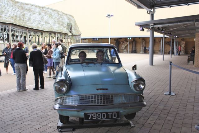 The flying car Harry Potter Studio Tour