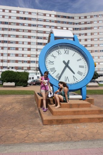 Giant Watch in A Coruna Funny Photos