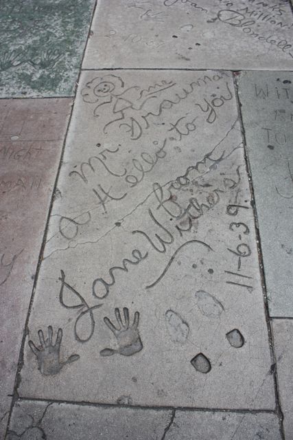 Jane Wither's Hand and Foot Prints Hand and Foot Prints
