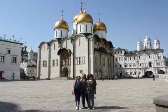 A church inside the Kremlin, Moscow