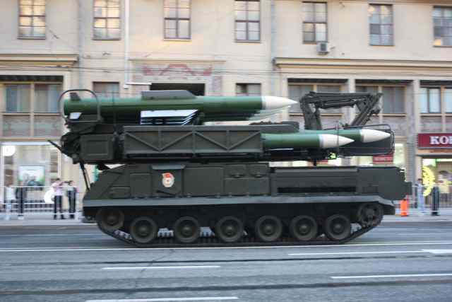 Russian anti-air missile anti-air missile launcher