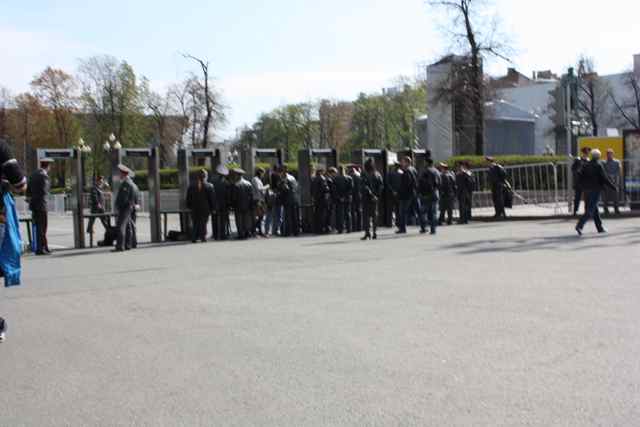 Security gate in Russia