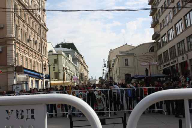 Moscow May Day parade street closure